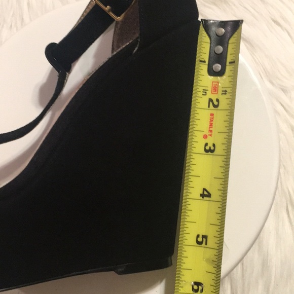 🖤STEVE MADDEN-NORDSTROM- BLACK WEDGE HEELS - Picture 10 of 10